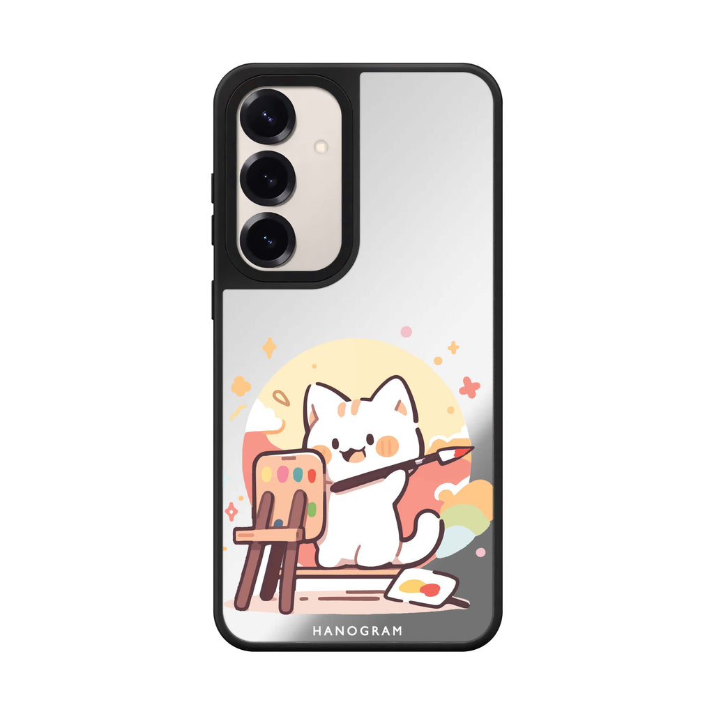 Feline Masterwork Samsung Galaxy mirror case front view