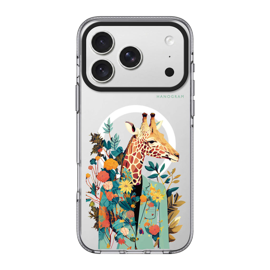 Giraffe & floral Ultra Clear Case