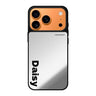 Make It Simple personalized name minimal iPhone 17 Pro Max mirror case