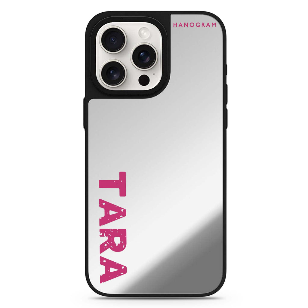 Make It Simple personalized name MagSafe mirror case for iPhone 16/15/14 Pro Max and Pro, main view