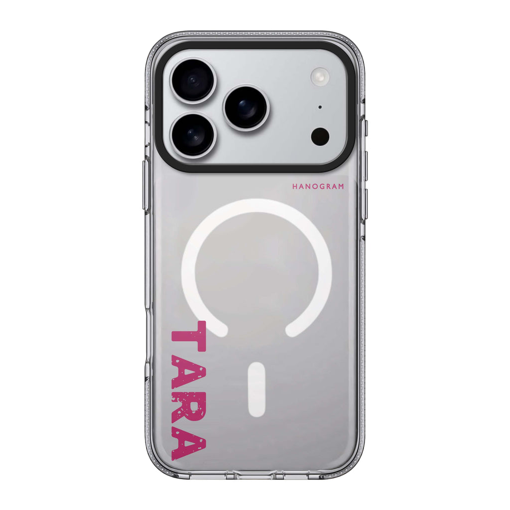 Make It Simple personalized name graphic minimalist iPhone 17 Pro Max ultra clear case