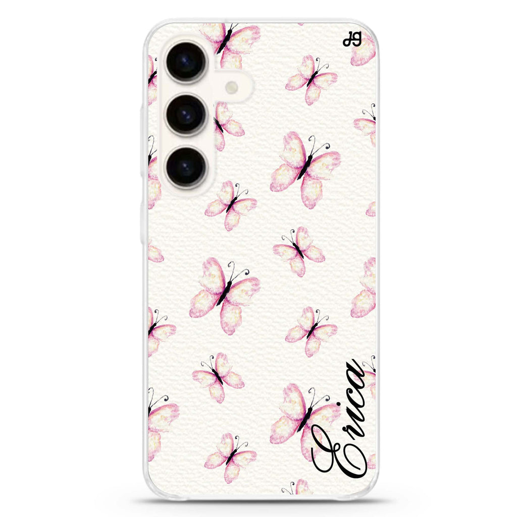 Vintage Butterfly Samsung Galaxy Ultra Clear Case