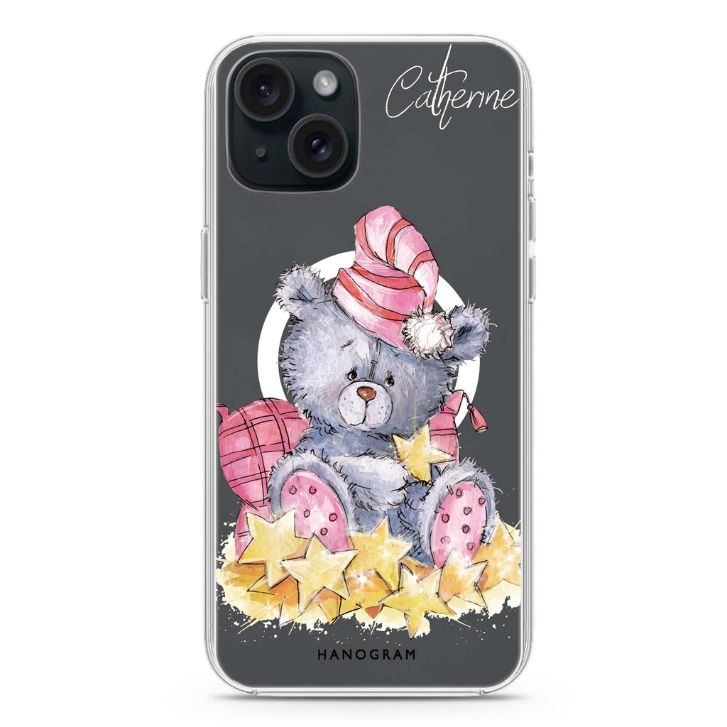 Star Bear iPhone 15 Plus MagSafe Compatible Ultra Clear Case
