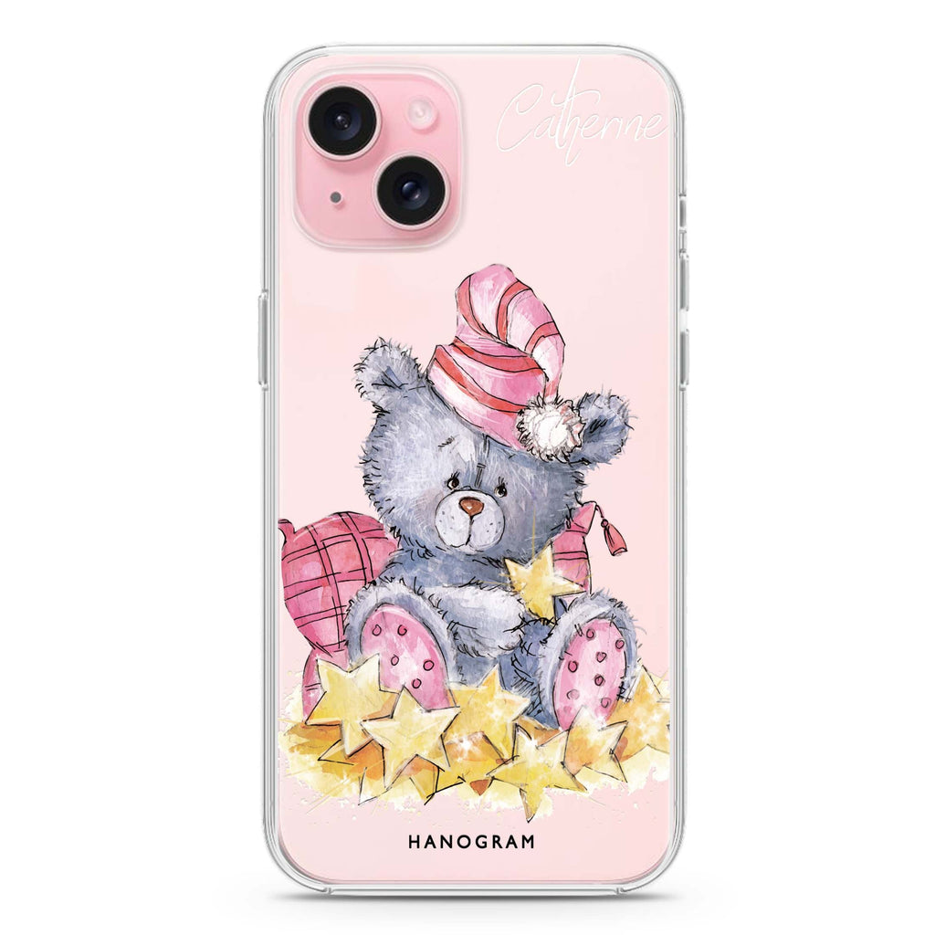 Star Bear iPhone 15 plus Ultra Clear Case