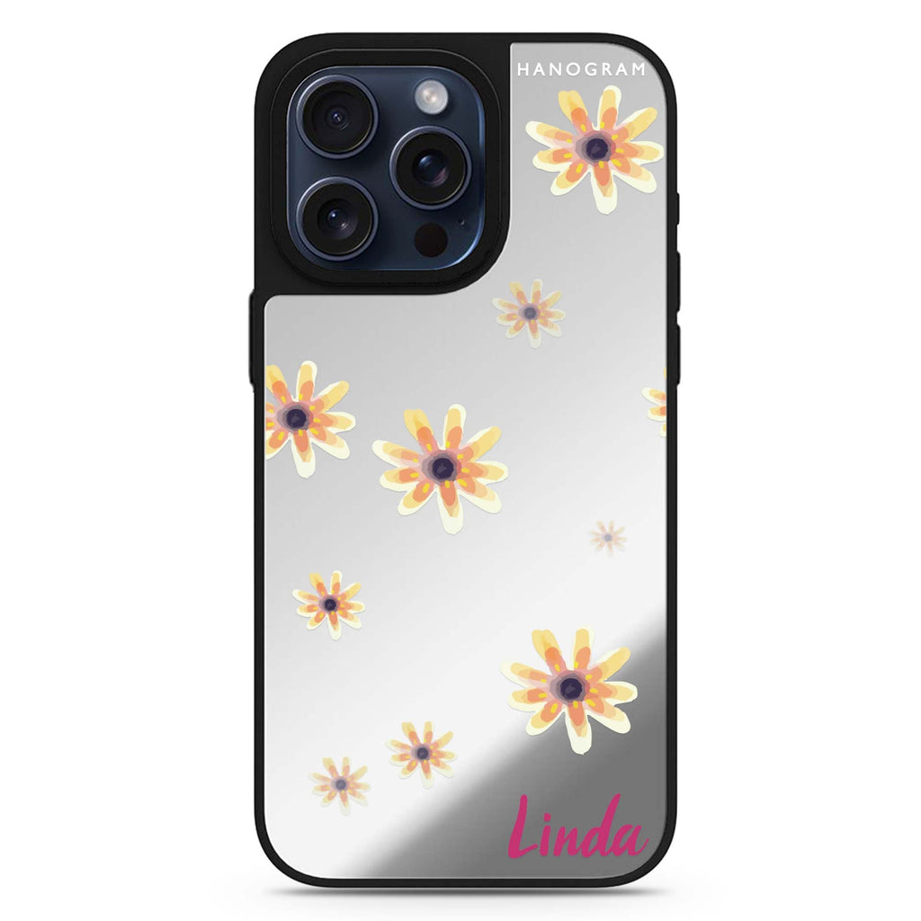 Faceflower personalized name MagSafe mirror case for iPhone 16/15/14 Pro Max and Pro, main view
