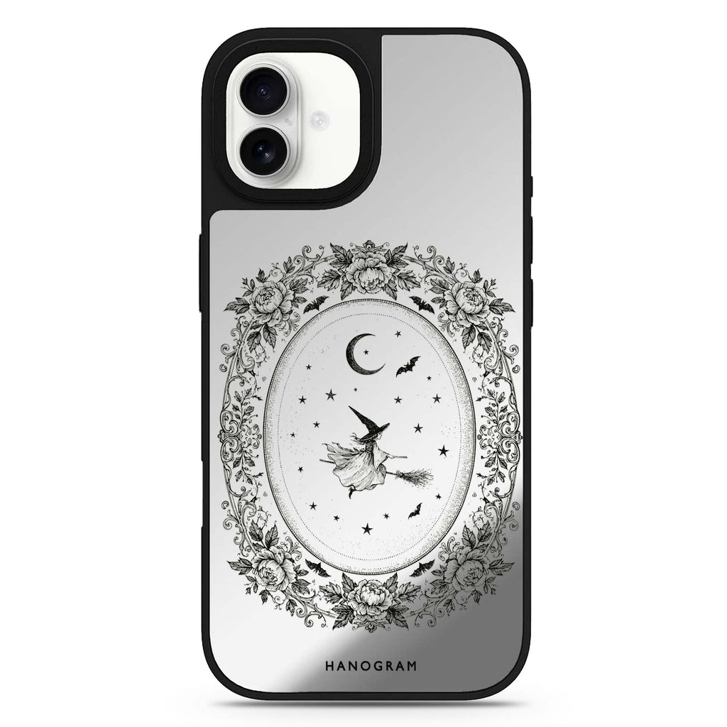 Witch in the Rose Cameo iPhone 17 Mirror Case - View 1