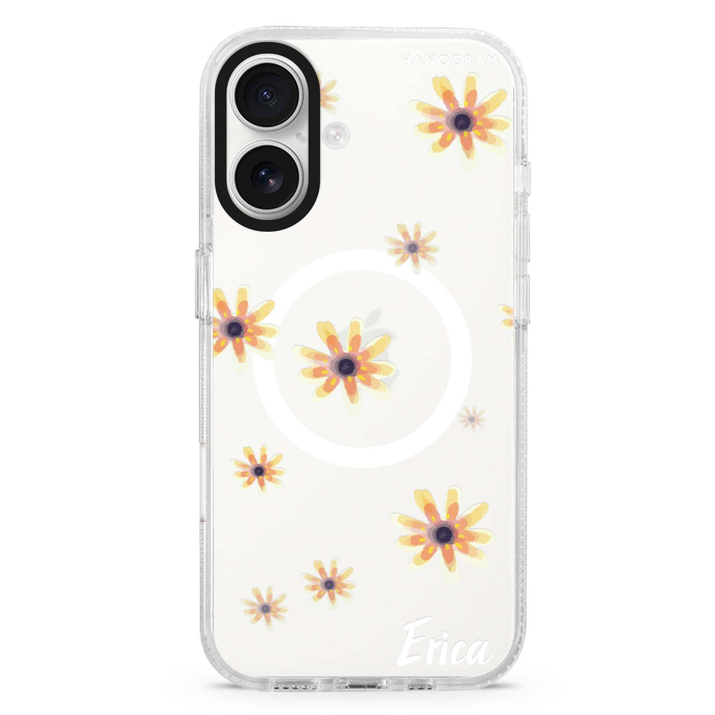 Faceflower MagSafe Compatible iPhone 16 Ultra Clear Case - Personalized and Stylish Protection