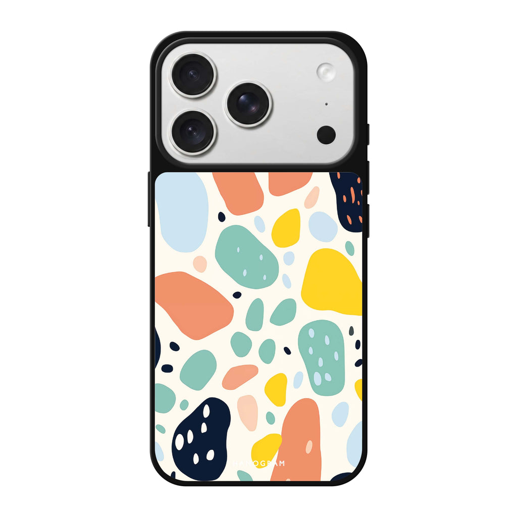 Fragment Chic abstract fashion iPhone 18 Pro Max mirror case