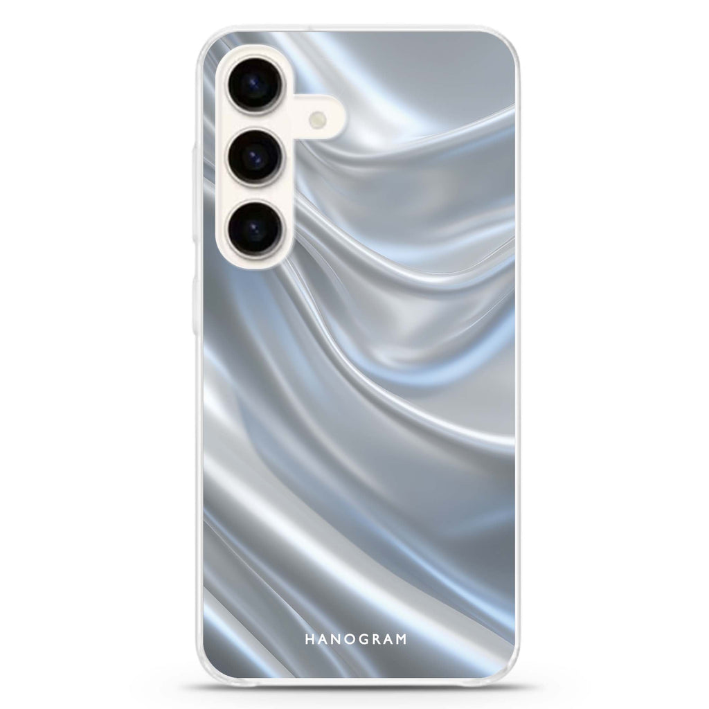 Silver Silk Samsung Galaxy Ultra Clear Case