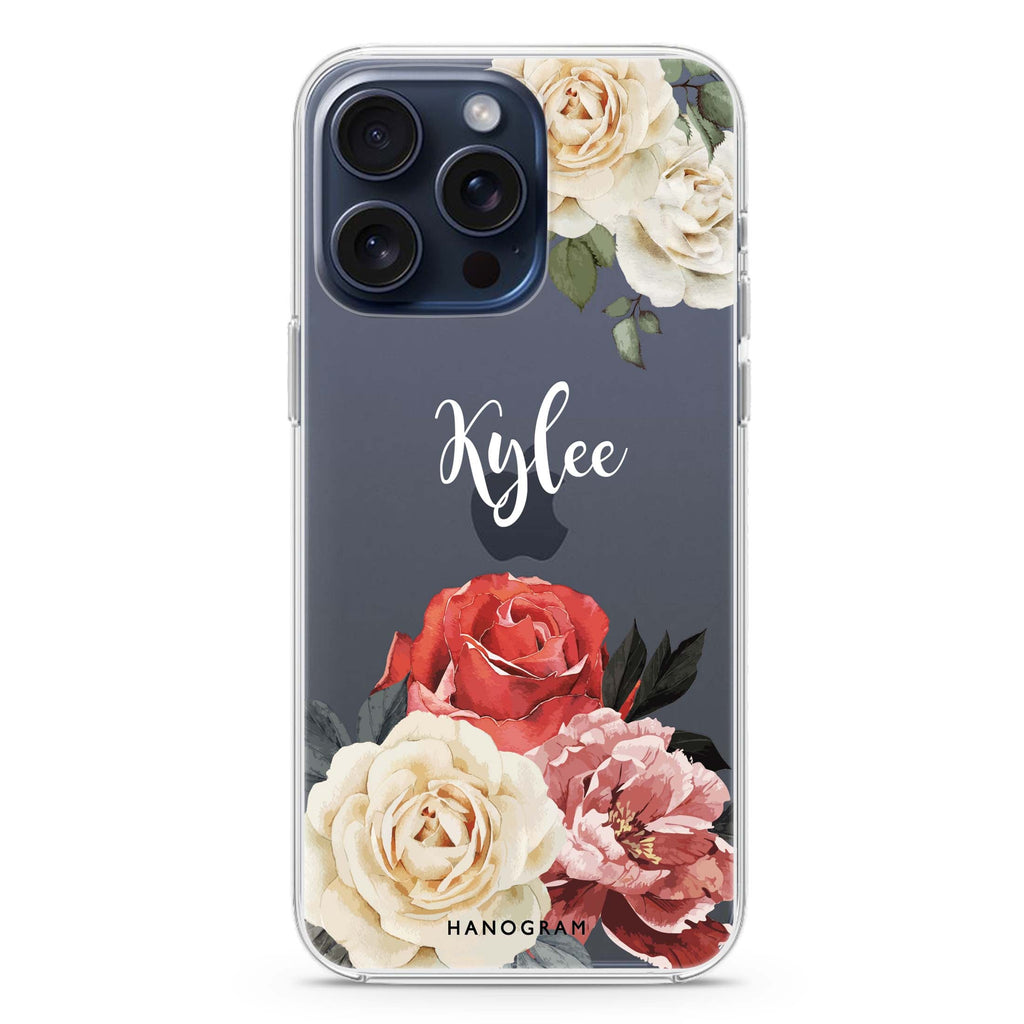 Vintage Floral iPhone Ultra Clear Case