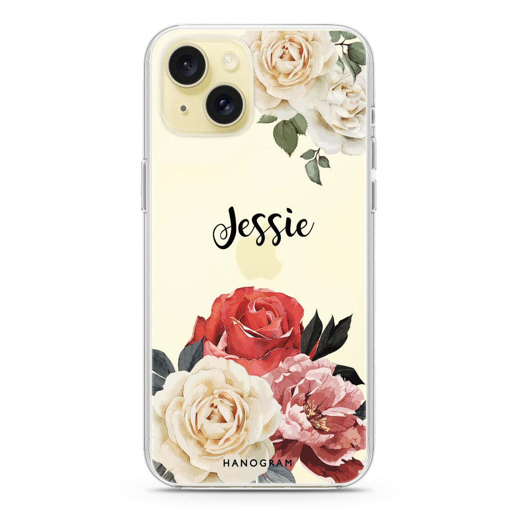 Vintage Floral iPhone Ultra Clear Case