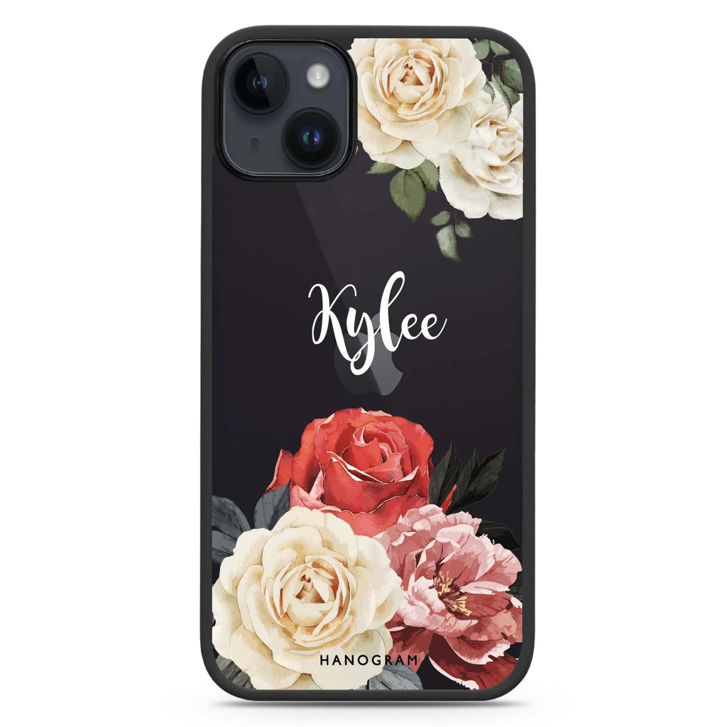 Vintage Floral iPhone 15 Impact Guard Bumper Case