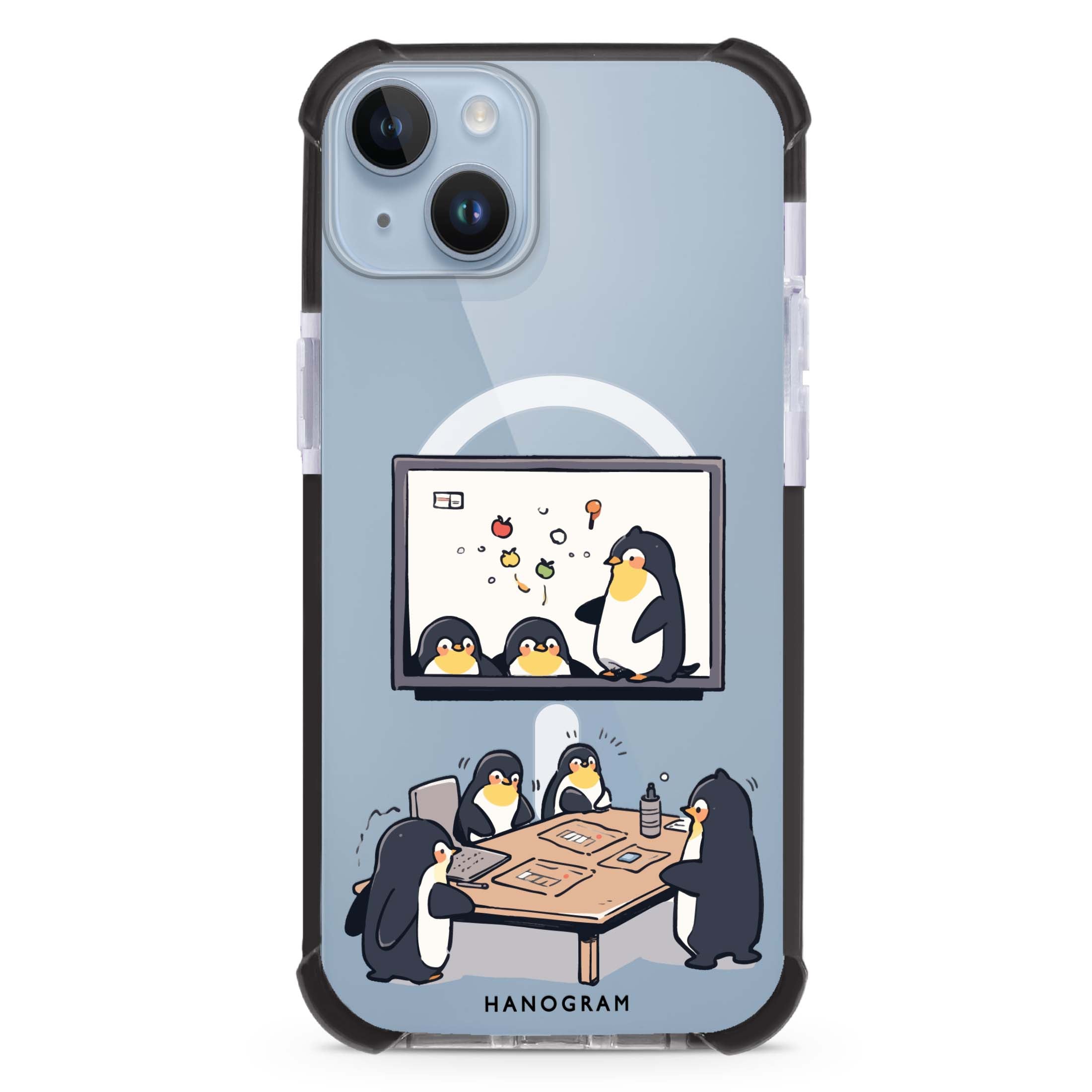 Pug Tea Time iPhone 15 Plus MagSafe Compatible Ultra Shockproof Case