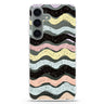 Glitter Wave Doodles Samsung Galaxy Ultra Clear Case