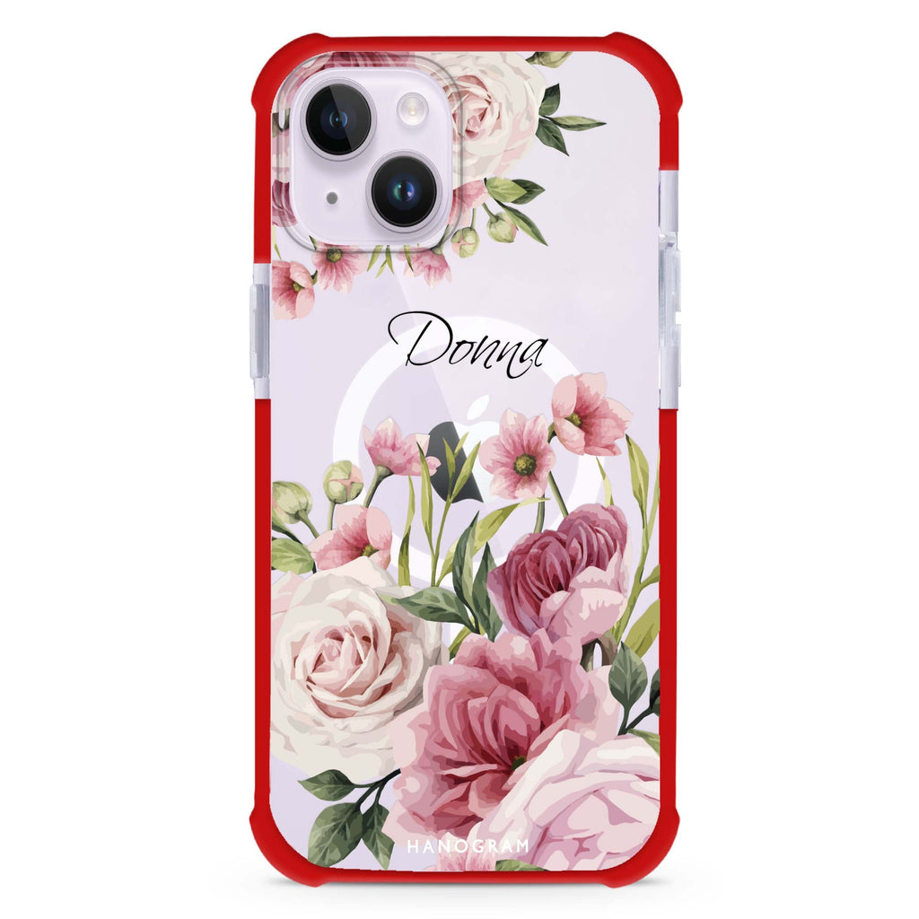 Beautiful Flowers iPhone 15 Plus MagSafe Compatible Ultra Shockproof Case