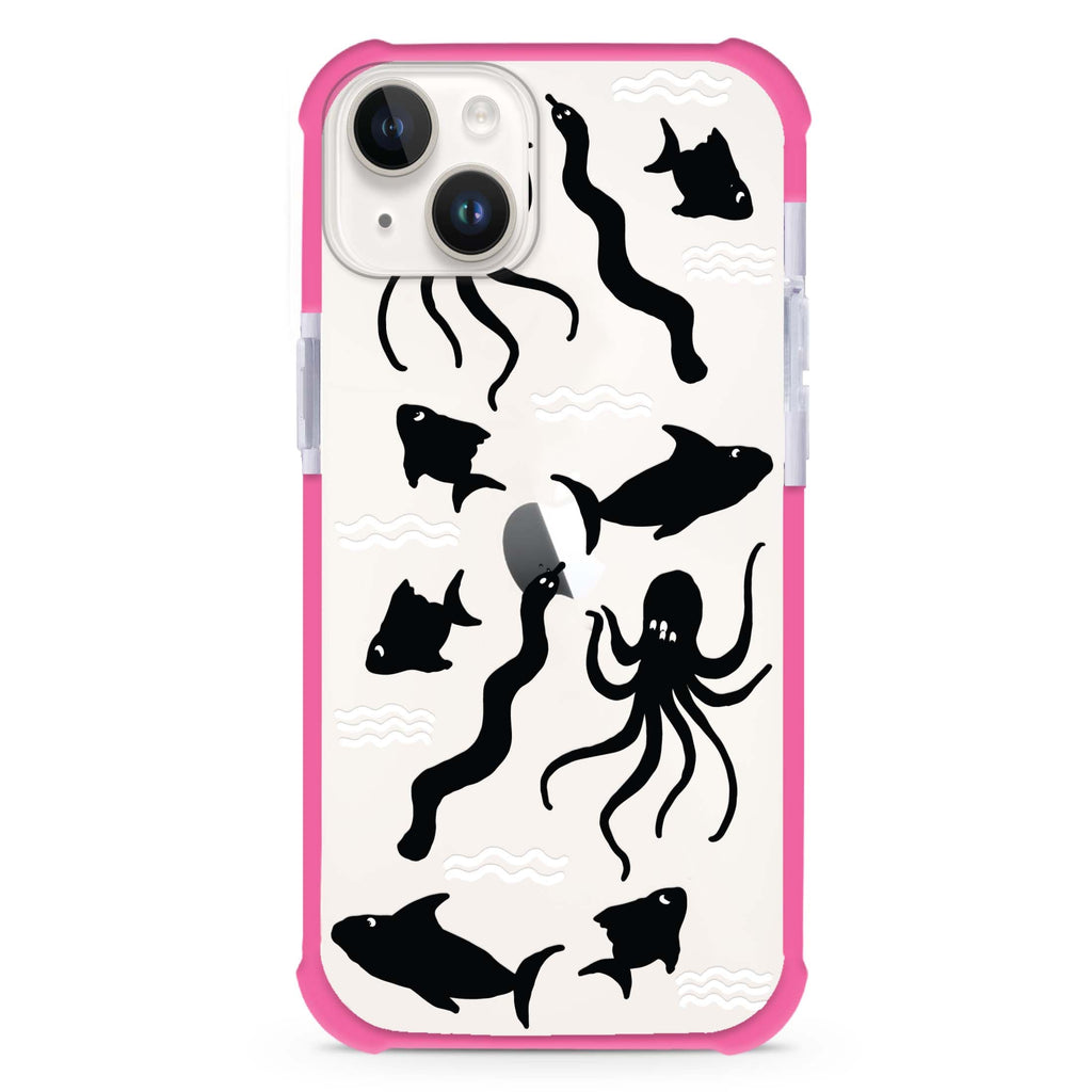 Water, Ocean and Sea Animals iPhone 15 Plus Ultra Shockproof Case