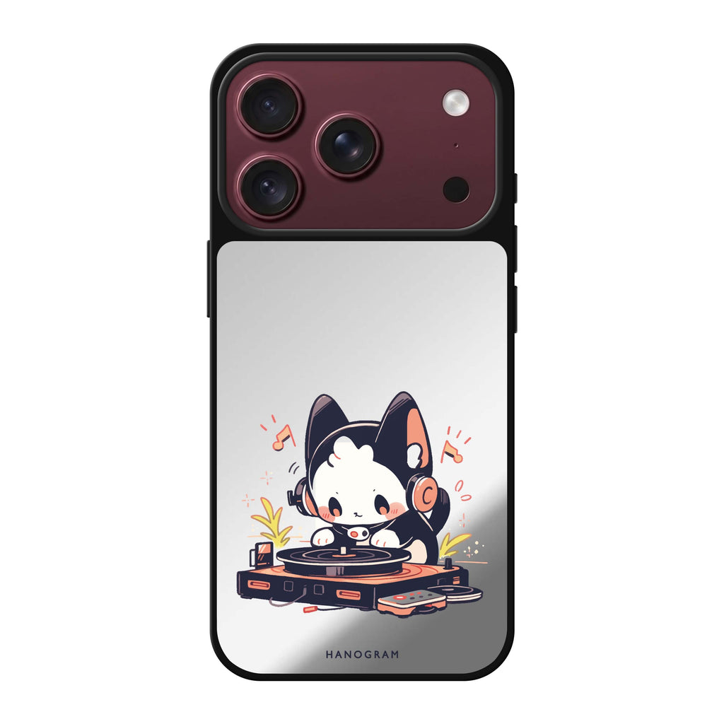 DJ Paws Play animal playful iPhone 18 Pro Max mirror case