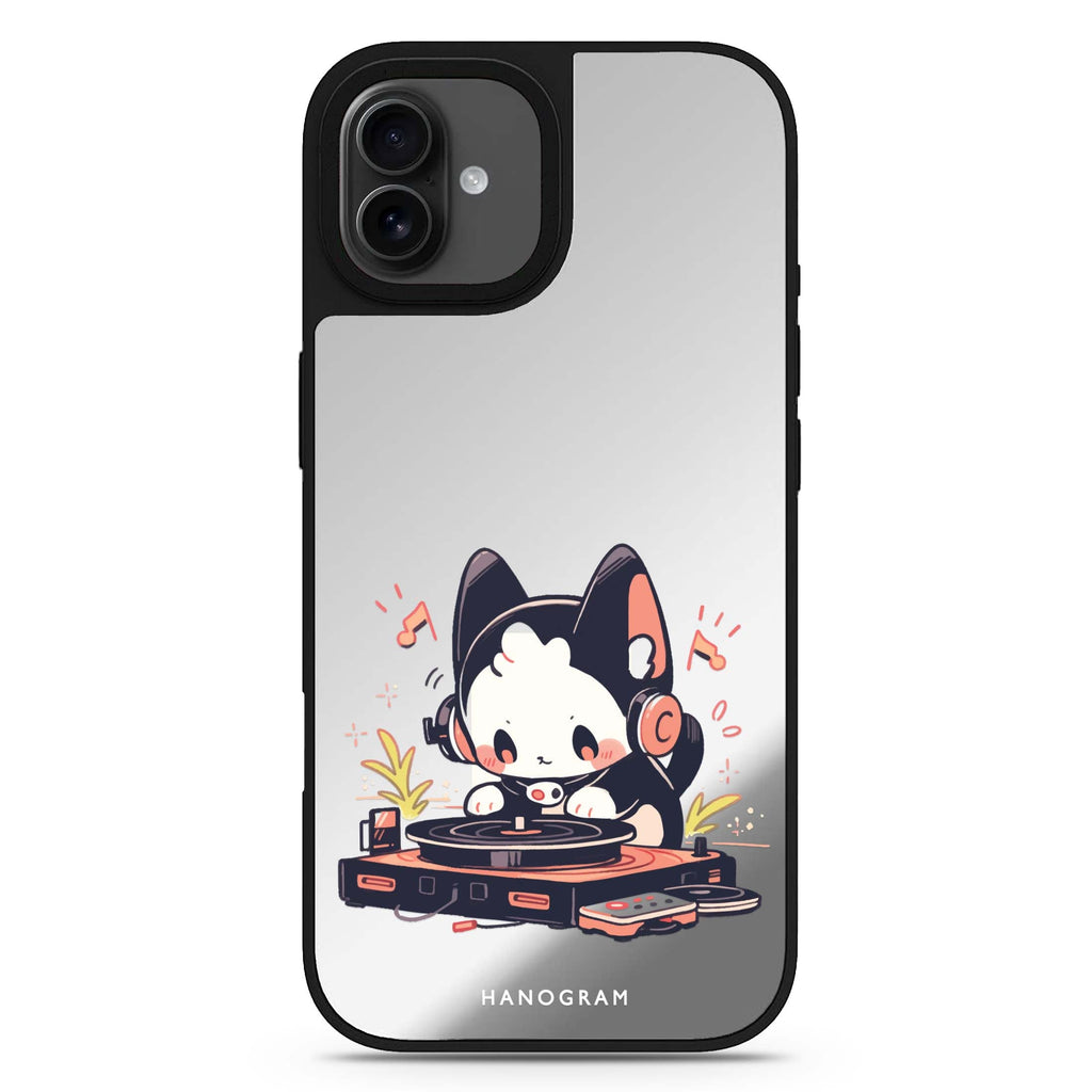 DJ Paws Play iPhone 17 mirror case