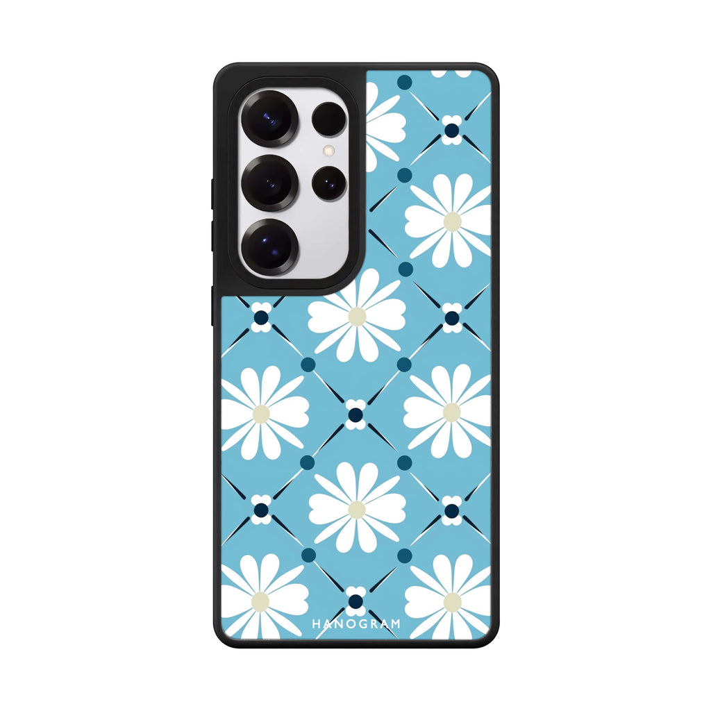 Blossom Continuum Samsung Galaxy S25 S24 S23 Ultra mirror case, front view