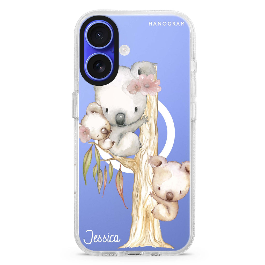Koala MagSafe Compatible iPhone 16 Ultra Clear Case - Personalized and Stylish Protection