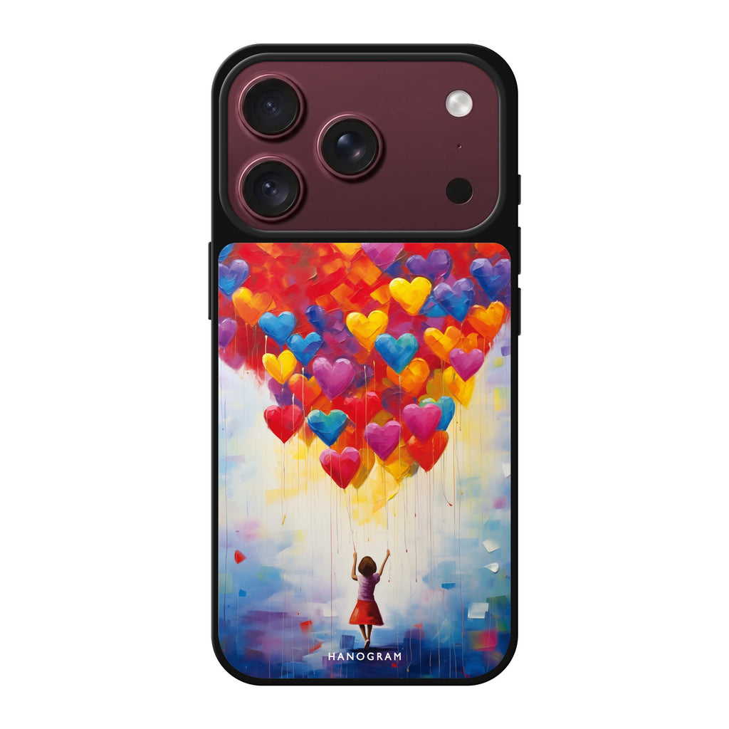 Melting Love valentines heart romantic iPhone 18 Pro Max mirror case