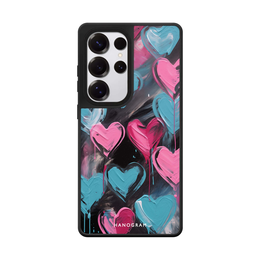 Affection Echo Samsung Galaxy S25 S24 S23 Ultra mirror case, front view