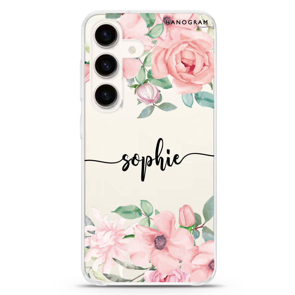 Forever Love Rose Samsung Galaxy Ultra Clear Case