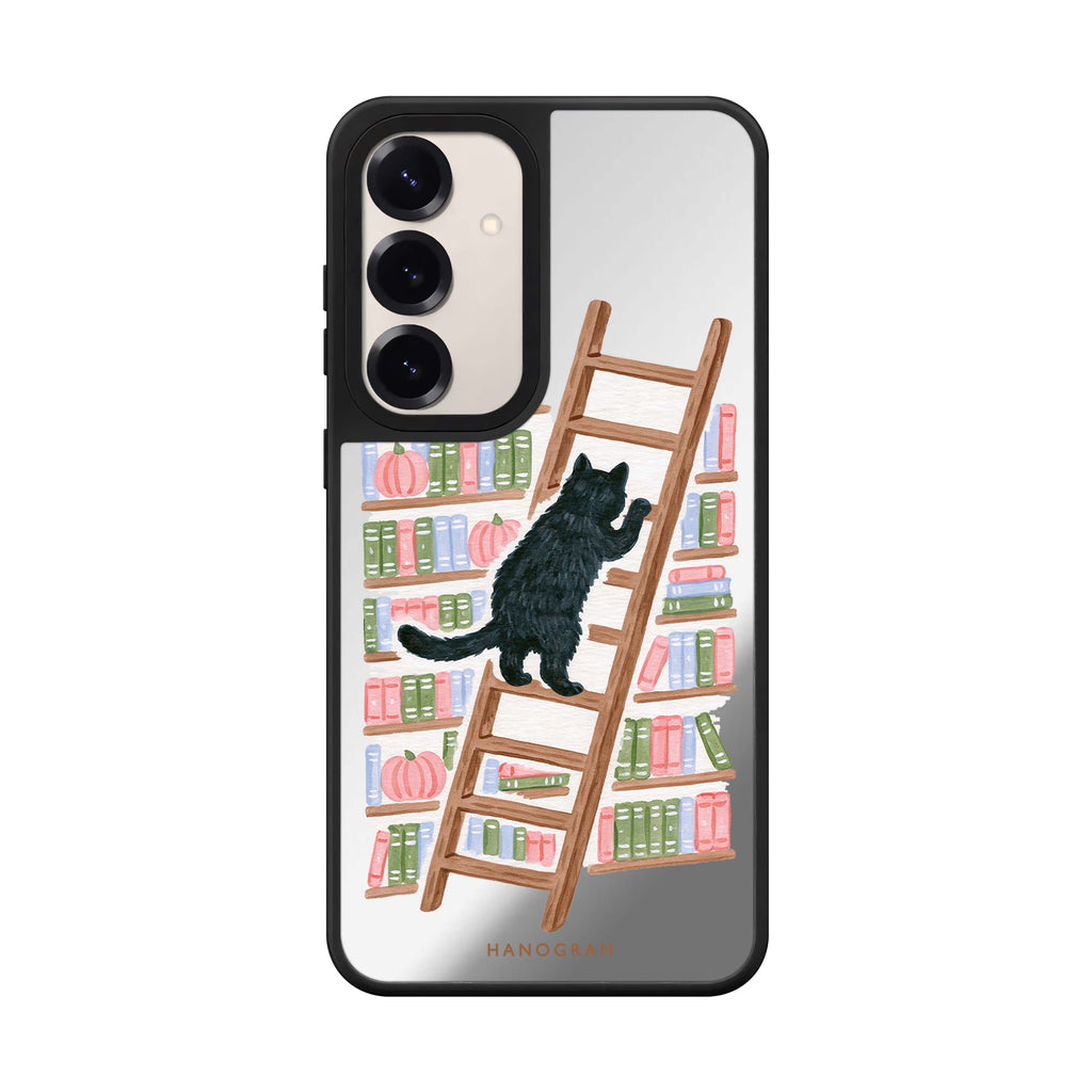 The Library Ladder Cat Samsung Galaxy Mirror Case - product image 1