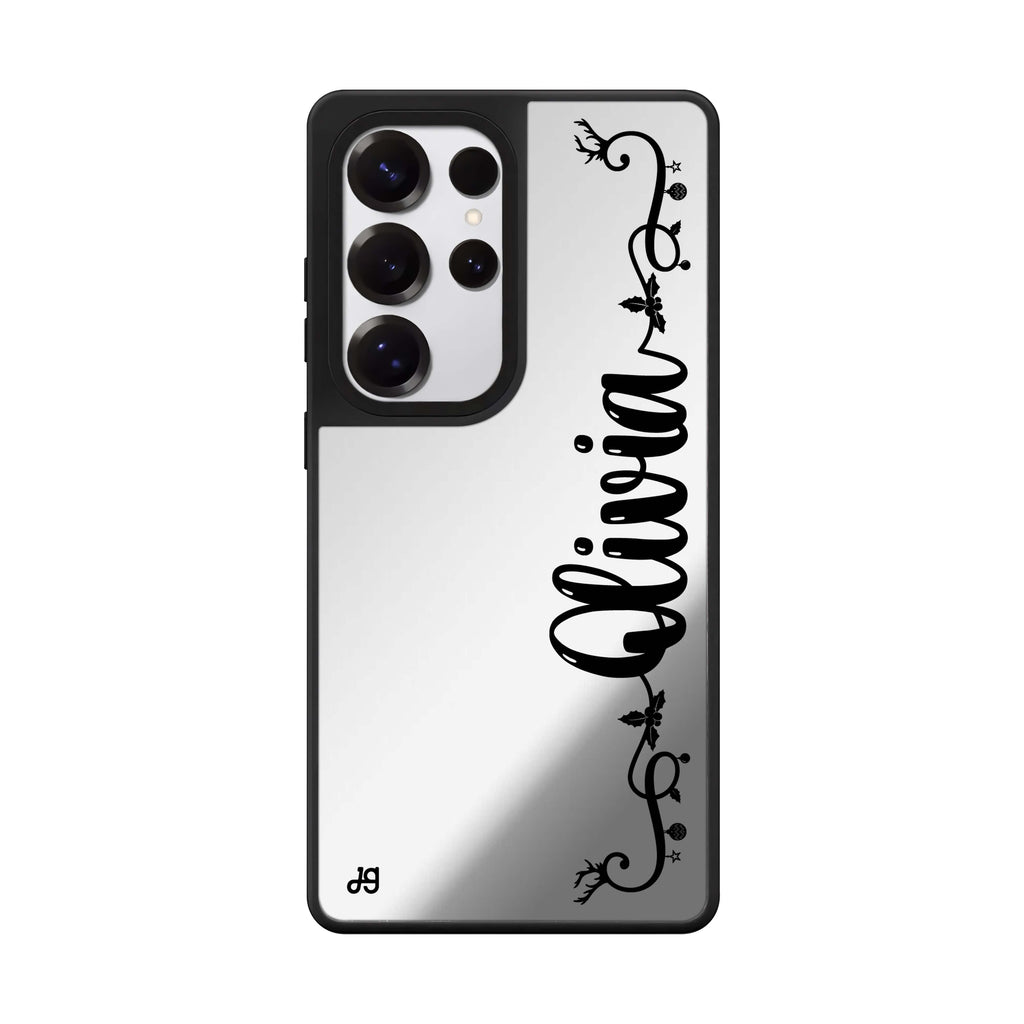 Merry Script Mirror Case