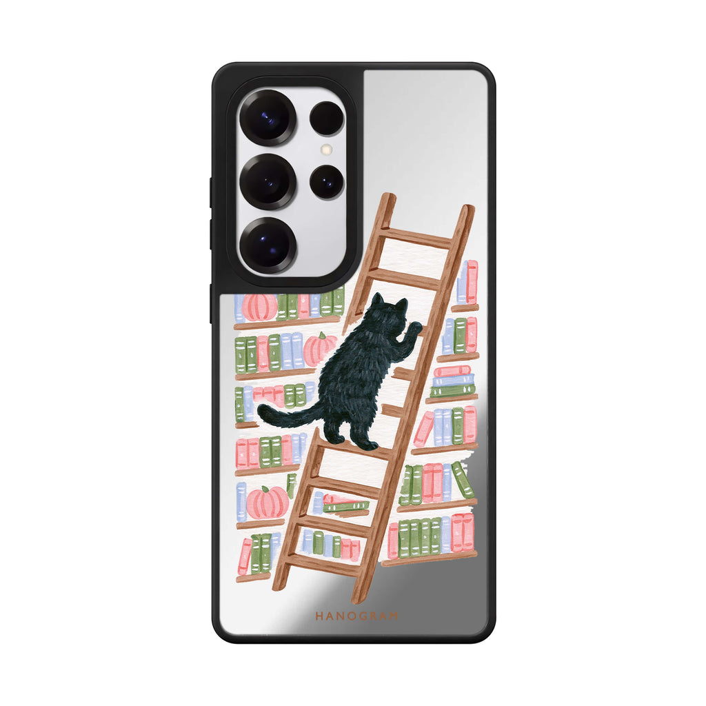 The Library Ladder Cat Samsung Galaxy Mirror Case - image 1