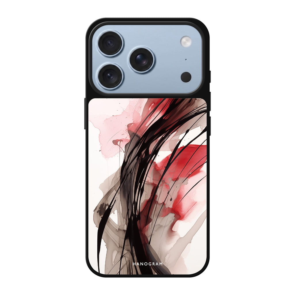 Artisan Strokes abstract iPhone 18 Pro Max mirror case