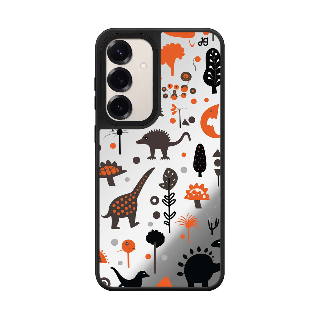 Jurassic Joy Samsung Galaxy mirror case front view
