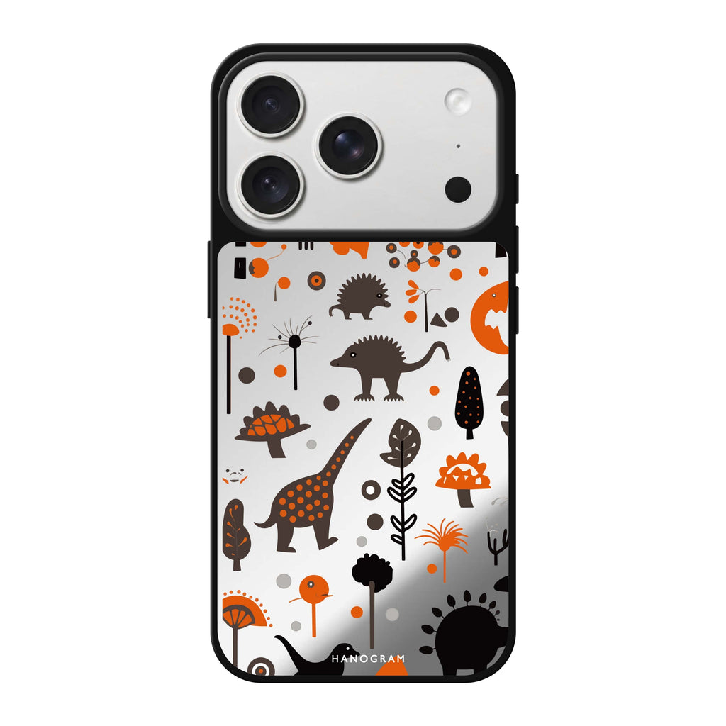 Jurassic Joy dino animal playful iPhone 18 Pro Max mirror case