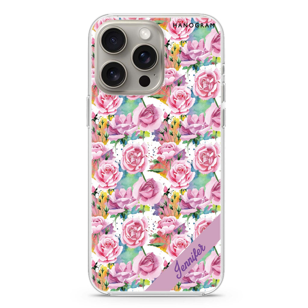 Colorful Rose iPhone Ultra Clear Case