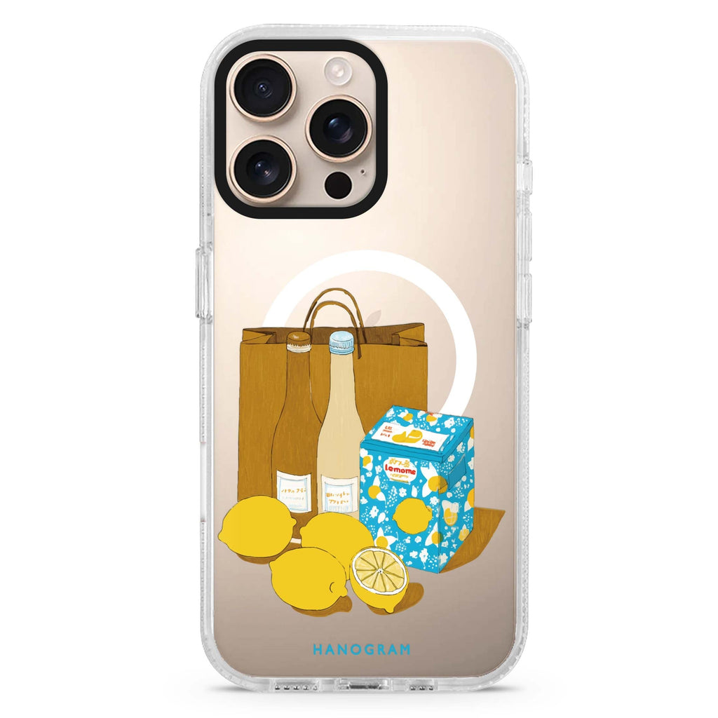 Lemon Market Magsafe Compatible Ultra Clear Case