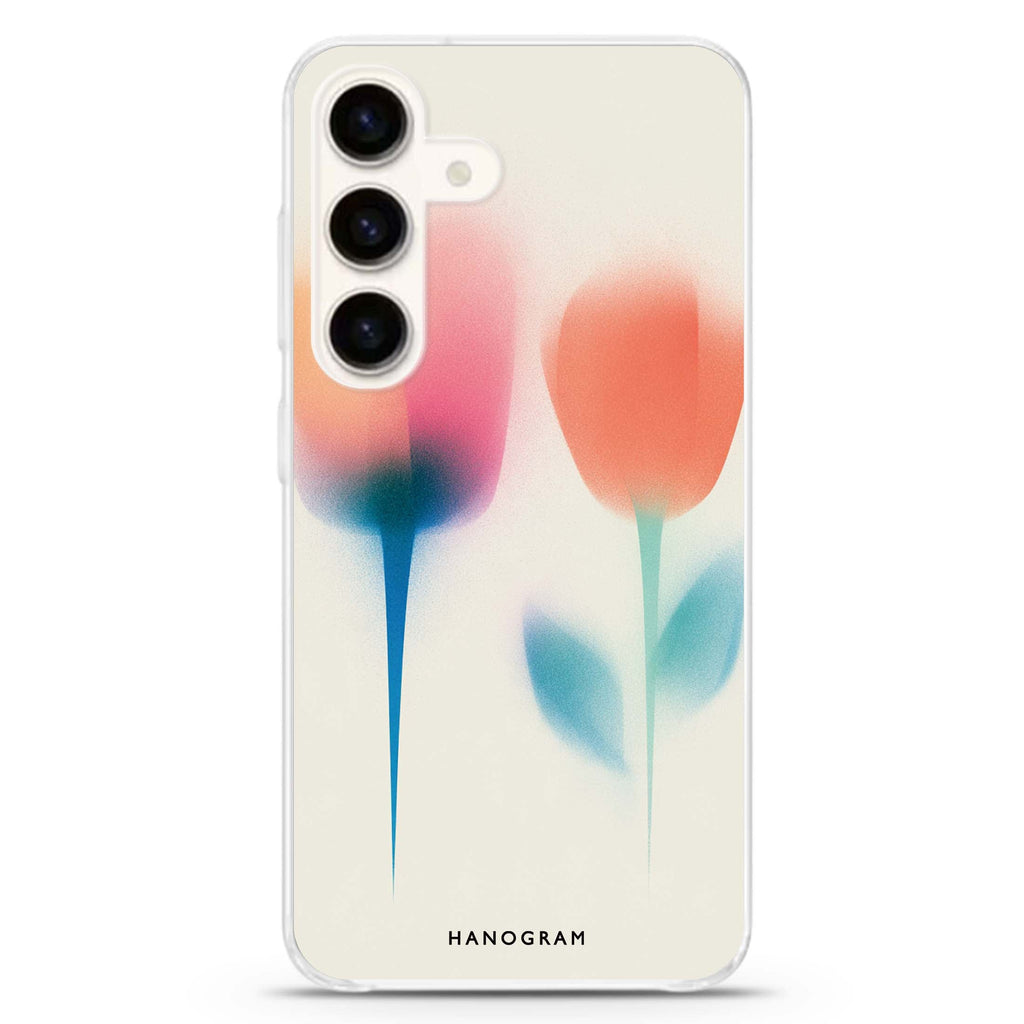 Tulips in Soft Focus Samsung Galaxy Ultra Clear Case — front view
