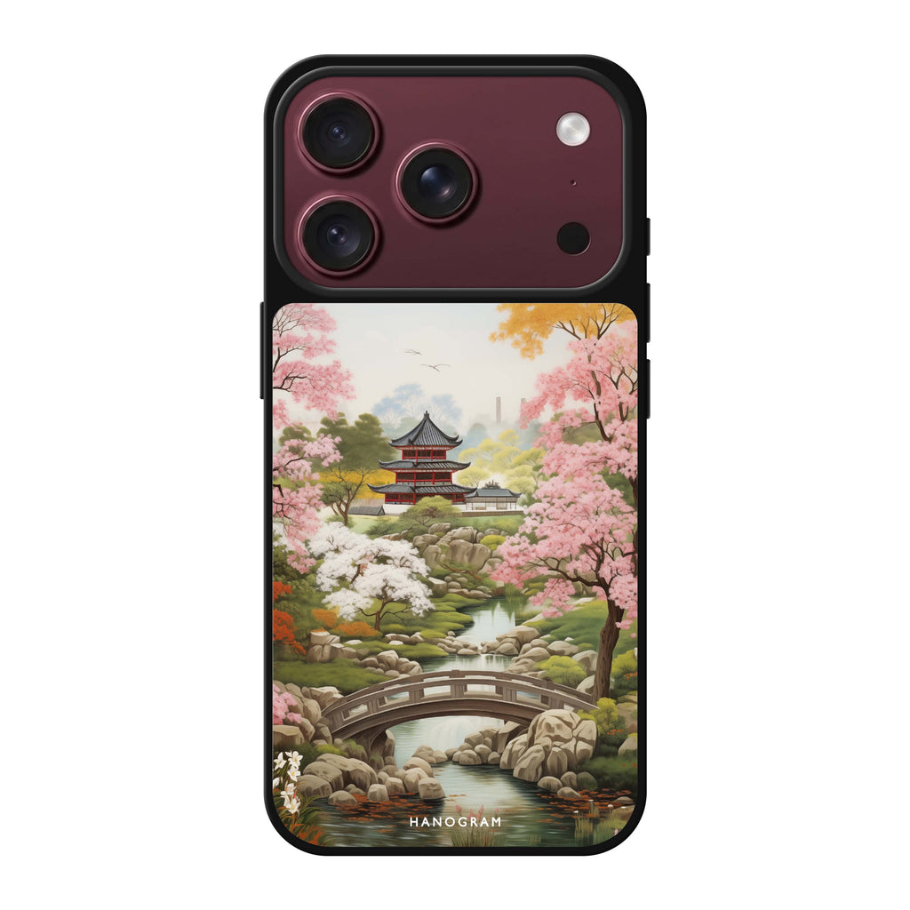 Oriental Blossom spring flower floral iPhone 18 Pro Max mirror case
