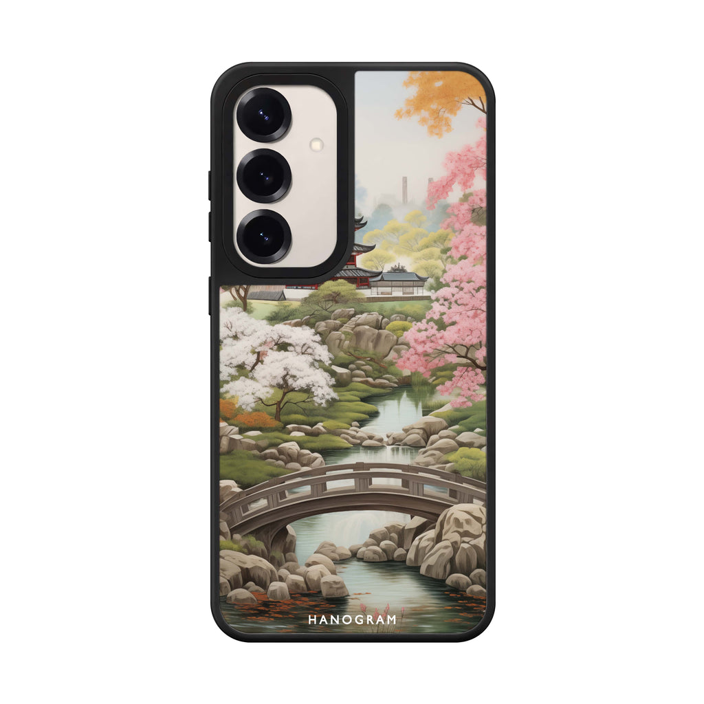 Oriental Blossom Mirror Case