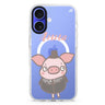 Funny Piggy MagSafe Compatible iPhone 16 Ultra Clear Case - Personalized and Stylish Protection