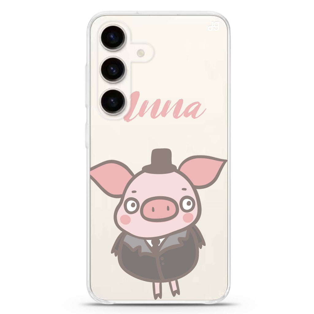 Funny Piggy Samsung Galaxy Ultra Clear Case