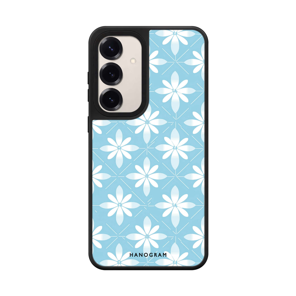 Floral Fusion Samsung Galaxy mirror case front view