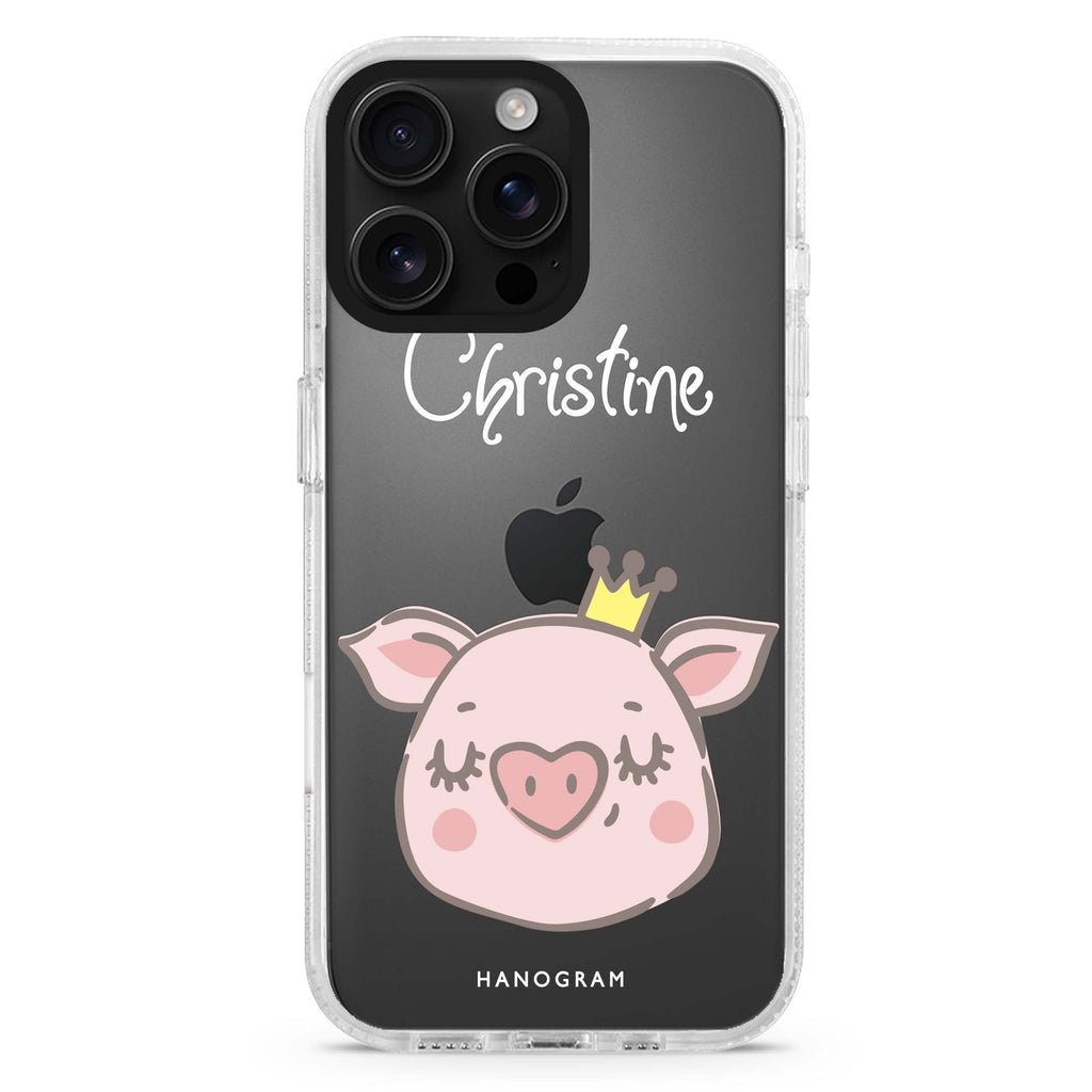Piggy Queen iPhone 16 Pro & 16 Pro Max Case - Personalized and Stylish Protection