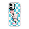 Sweet Pig personalized name iPhone 17 ultra clear MagSafe case, front product view