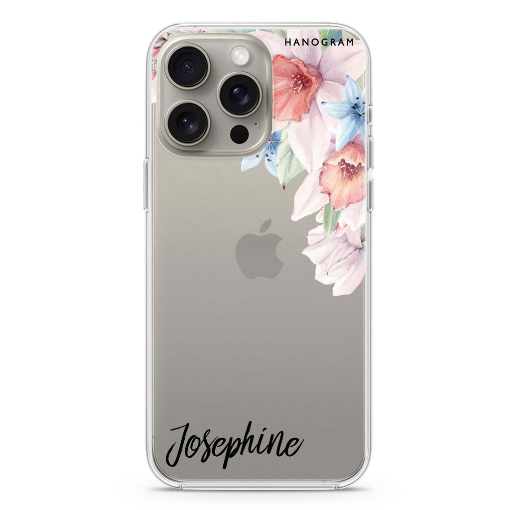 Glamour Floral iPhone Ultra Clear Case
