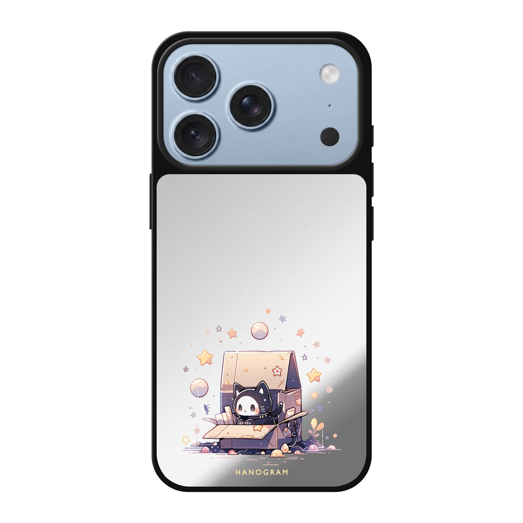 Starship Cat Pod cat animal iPhone 18 Pro Max mirror case
