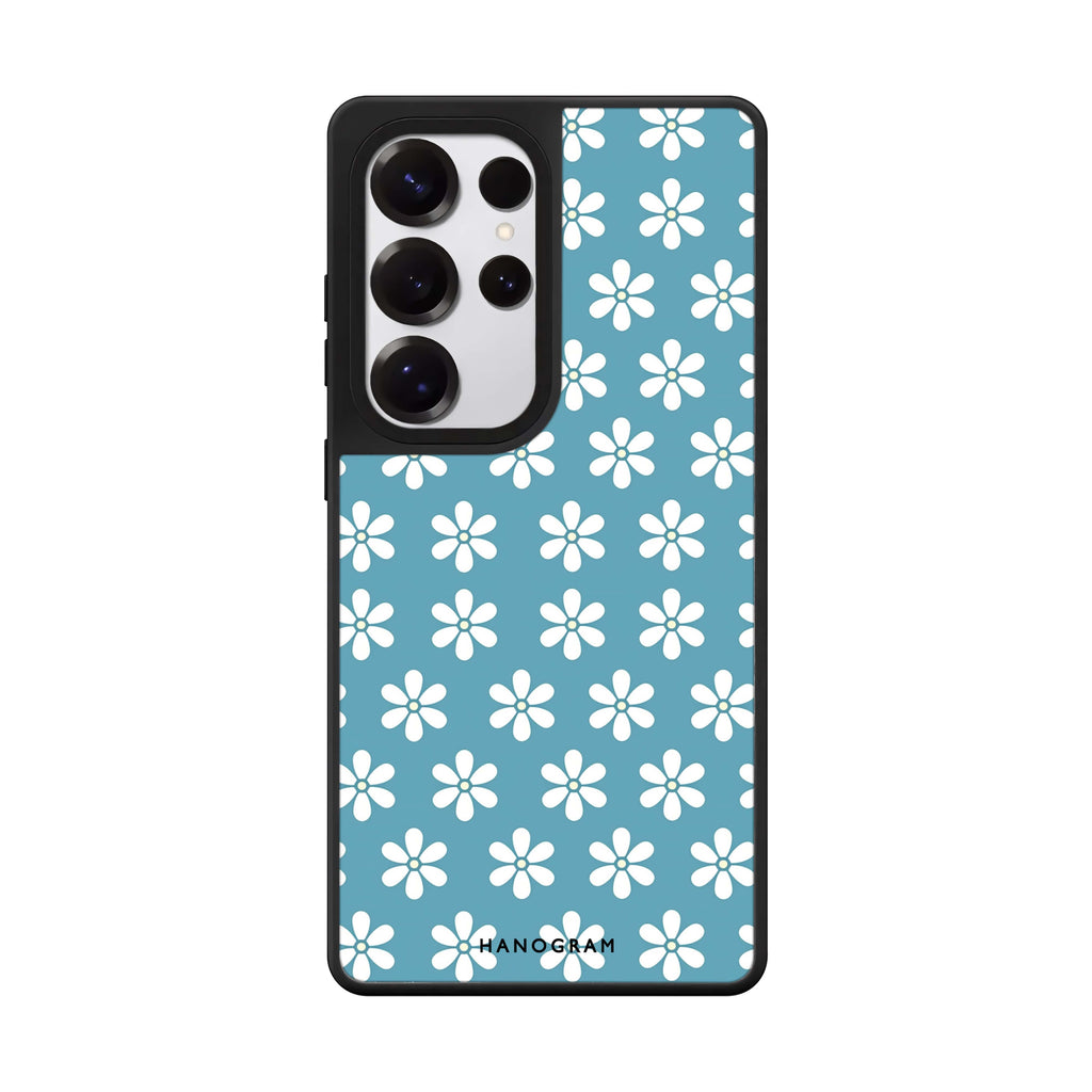 Endless Bloom Samsung Galaxy S25 S24 S23 Ultra mirror case, front view