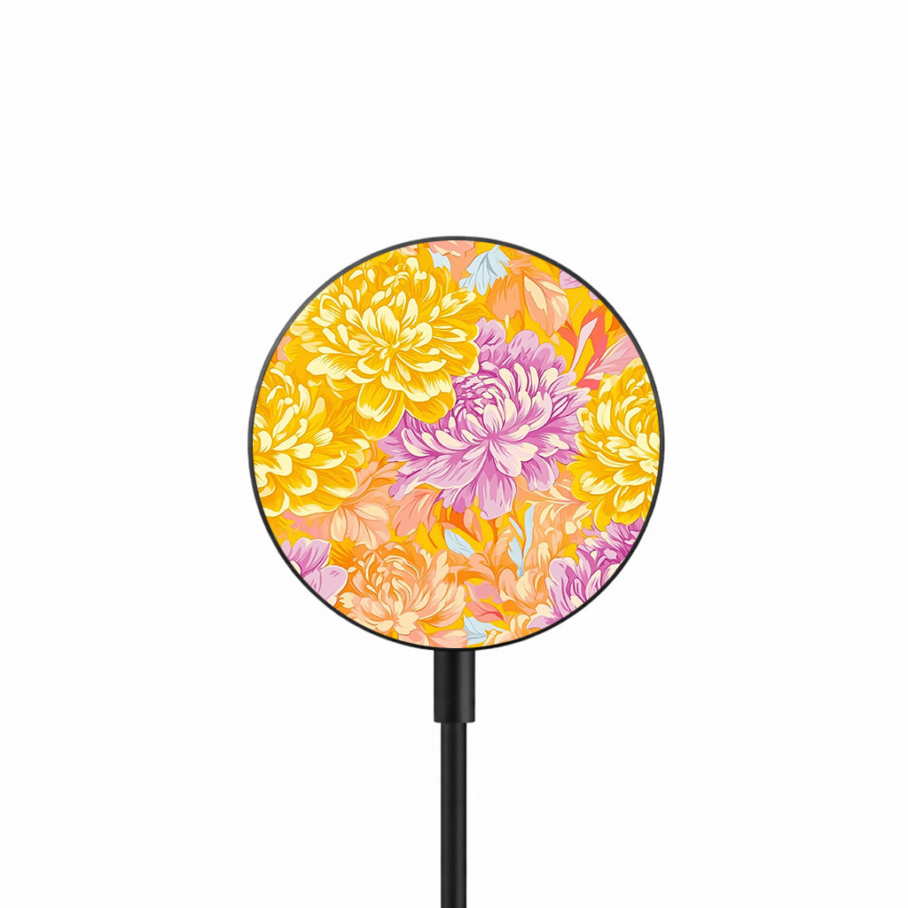 Golden Petal Bloom 25W Magnetic Wireless Charger