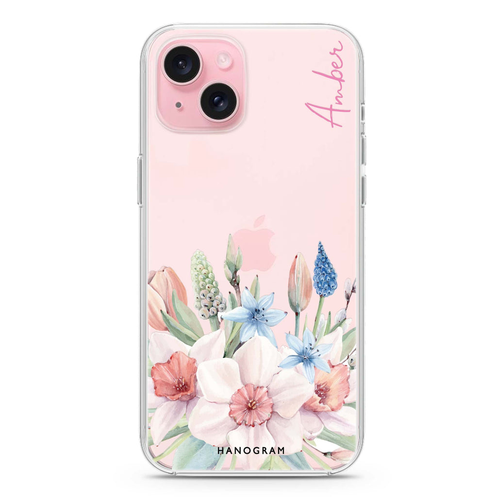 My Glamour Floral iPhone Ultra Clear Case