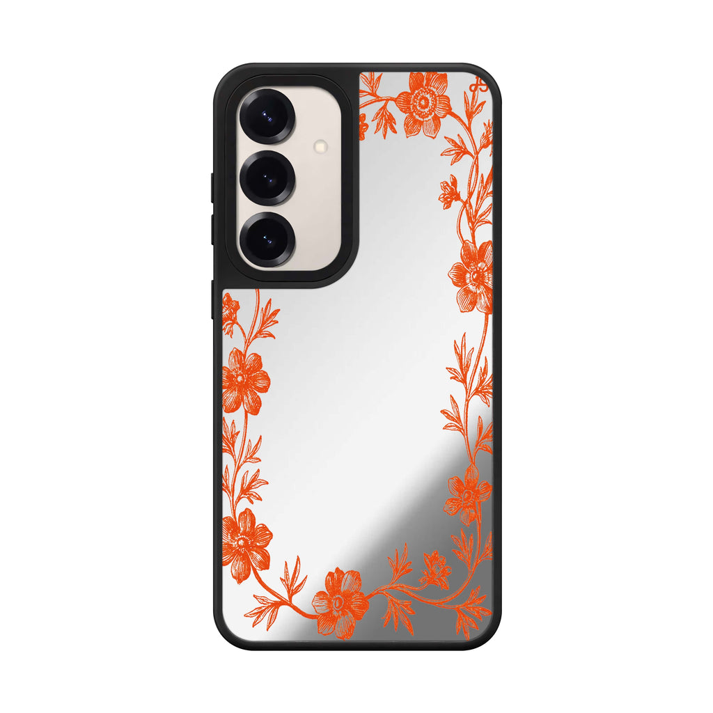 Saffron Vine Frame Samsung Galaxy Mirror Case - product image 1