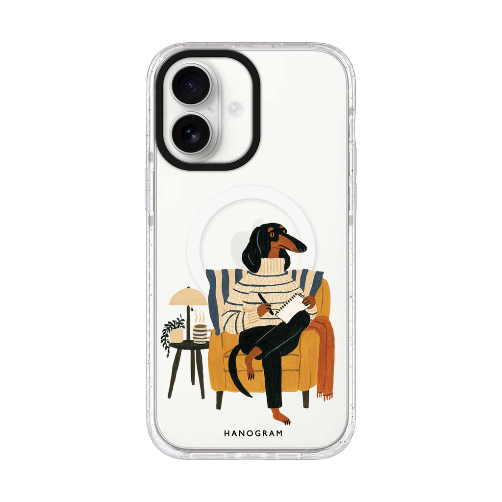 The Dachshund's Journal iPhone 17 Ultra Clear Case - product image 1